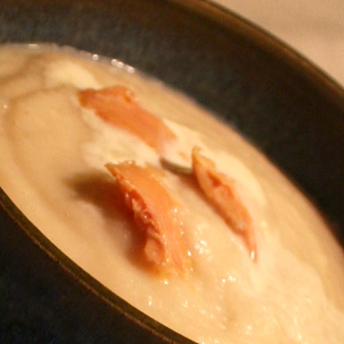 topinambours foie gras épices