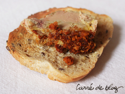 foie gras au pain d'épice tartine